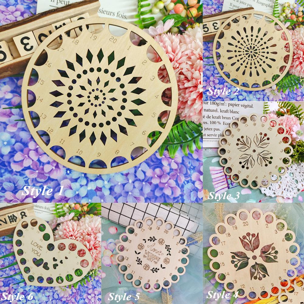 Sewing Accessories Wood Embroidery Floss Organizer Cross Stitch Thread Holder Storage Tools