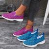 Women Breathable Flat Shoes Sneakers Platform Shoes Woman Loafers Breathable Air Mesh Swing Wedges Shoe Breathable Flats
