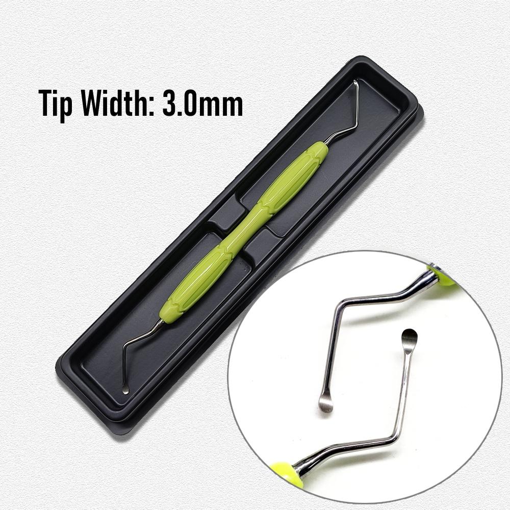 Высококачественная ручка для стоматологического скалера Ложка для чистки зубов Экскаватор Инструменты для реставрации Высококачественный инструмент-ложка с длинным наконечником