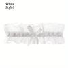 Lace Garter Thigh Ring Lingerie Wedding Garter Belt Bowknot Lace Elastic Leg Ring Bride Cosplay Party Accessories