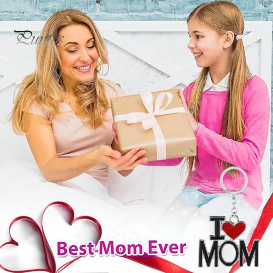 Брелок для ключей с подвеской в виде сумки для автомобиля, с надписью «Любовь, мама, папа», с двухсторонним гравированным дизайном, символизирующий связь родителей и детей