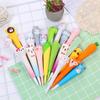 3pcs 0.5mm Creative Decompression Pen, Soft Slow Rebound Decompression Pen, Cartoon Learning Stationery, Office Supplies, Venting Gel Pen