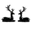 Creative Deer Desktop Ornament Sitting/Standing Position Elk Figurine  Mantle Display