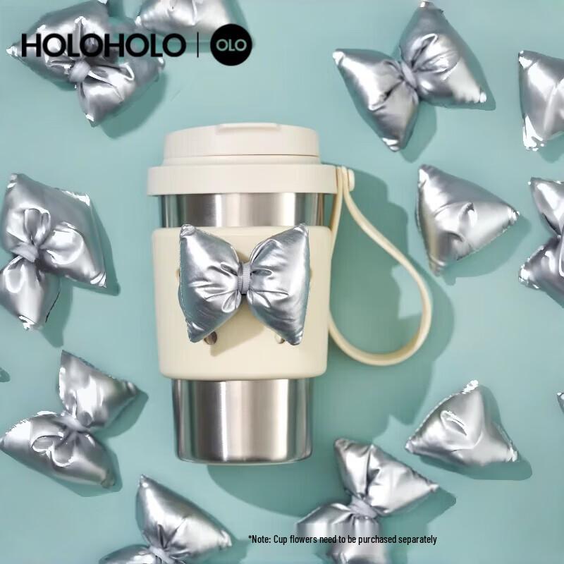 Термокружка HOLOHOLO из нержавеющей стали 316L с трубочкой