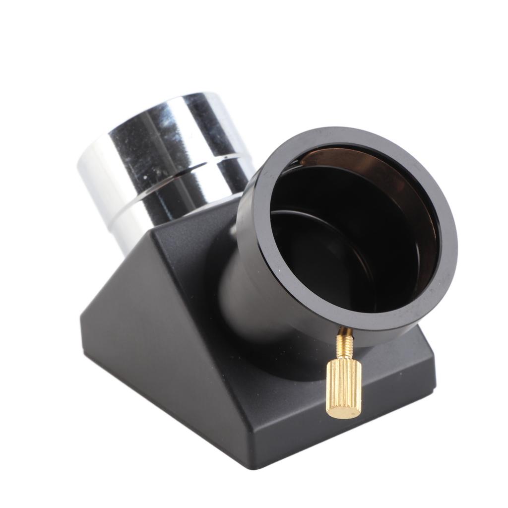 Astronomical Telescope Eyepiece Prism 90 Degree Lens 1.25IN Diagonal Mirror Prism for Refractor Cassegrain Telescope