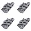 4PCS ABS Dishwasher Rack Wheels Dual Wheel Dish Rack Wheels for W10195417 Home Appliance Repair