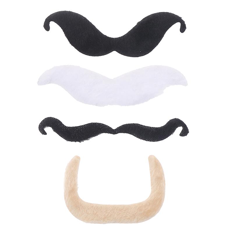 48 шт. забавный костюм усы пират Хэллоуин поддельные бороды усы праздничные принадлежности