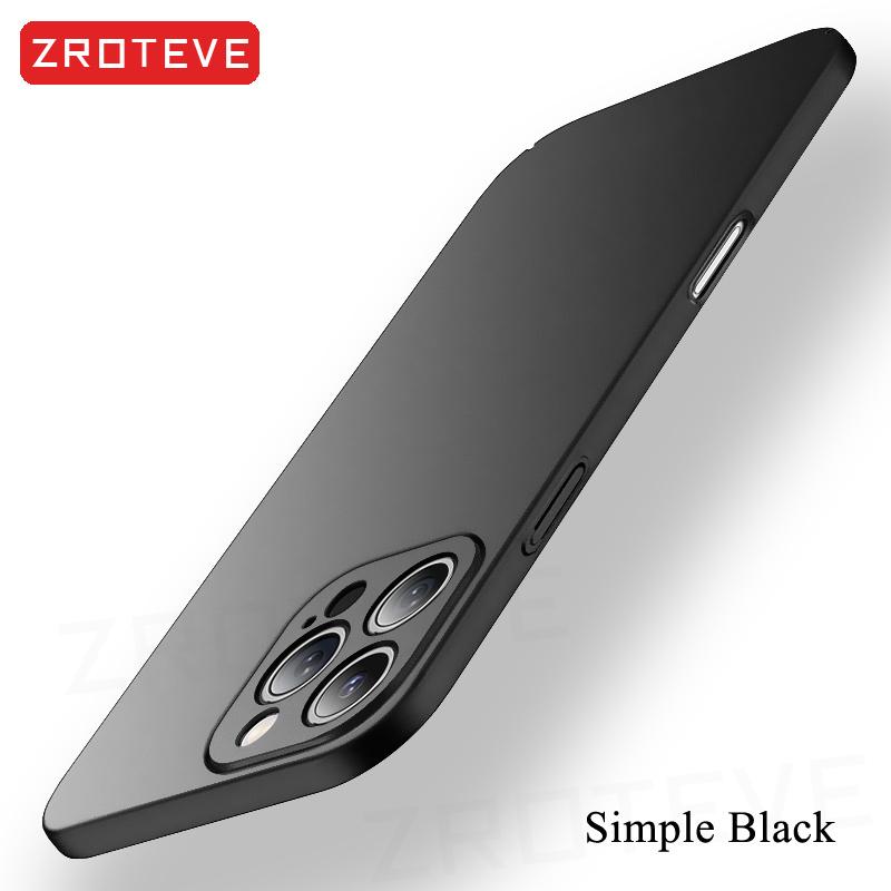 Для iPhone 17 16 16e 15 14 13 12 Pro Max ZROTEVE Тонкий Матовый Жесткий PC Чехол На iPhone16 Plus iPhone13 Mini iPhone17 Air Чехол для Телефона