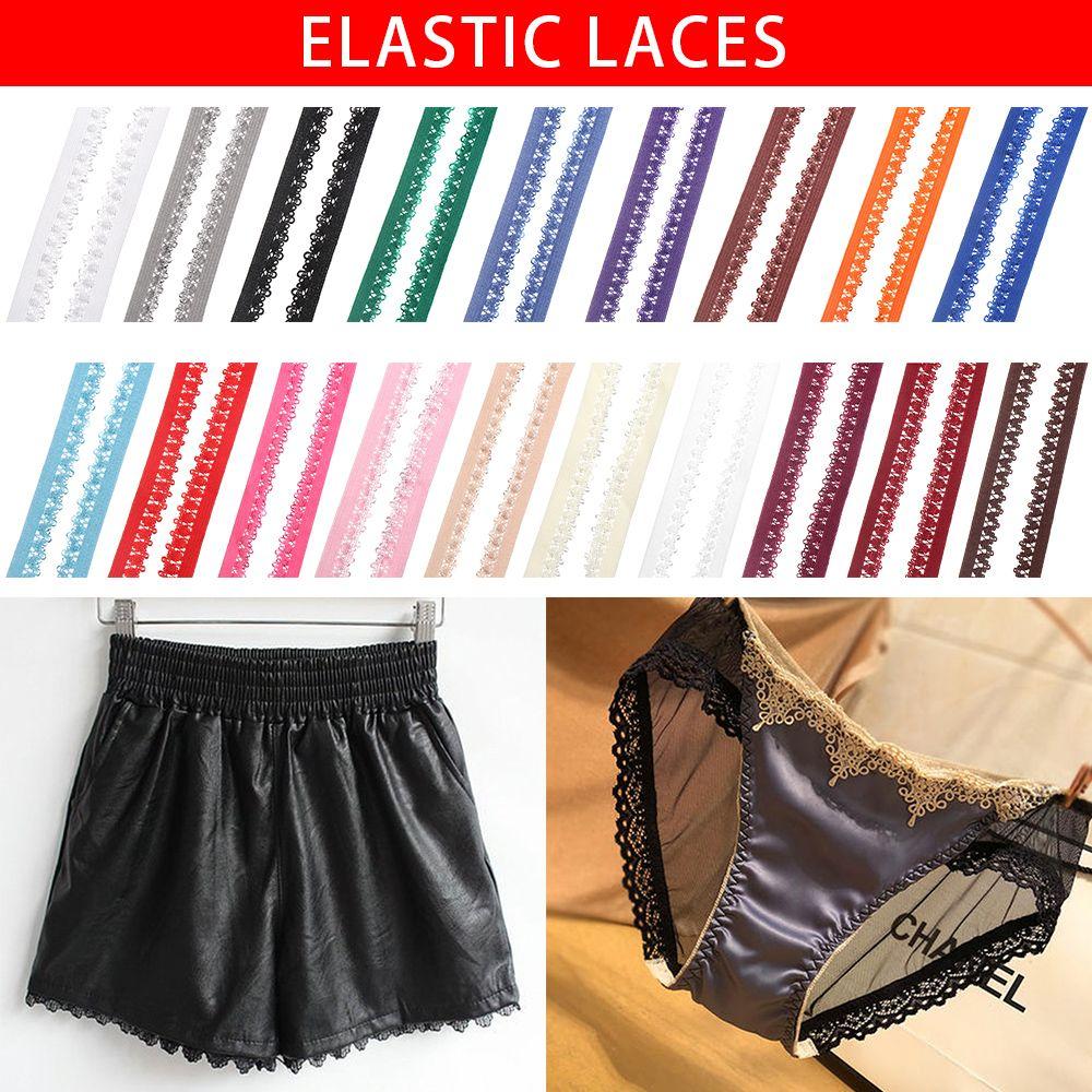 DIY Sewing Elasticity Laces Stretch Elastic Lace Trim Trimmings Clothing Underwear Material