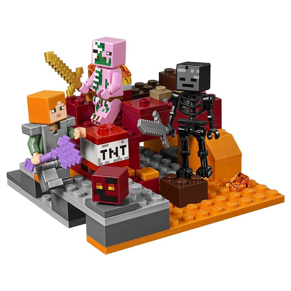 LEGO Minecraft Netherfight 21139 Набор для сборки (84 штуки)