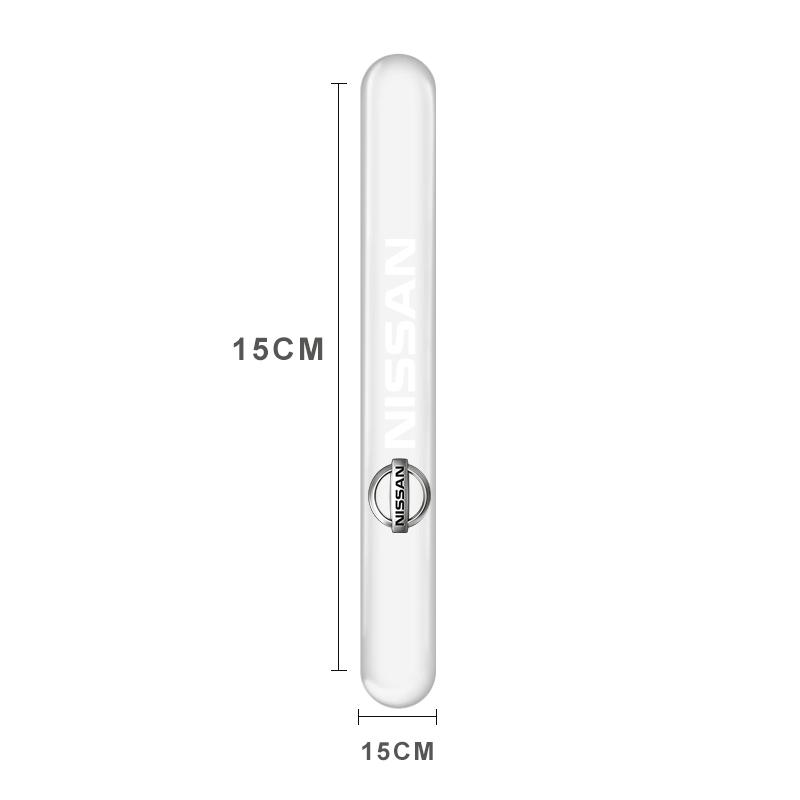 4 шт. Прозрачный протектор от столкновений для двери автомобиля, бампер, наклейка для Nissan Nismo Qashqai J11 J10 Juke X Trail T32 Tiida Teana Skyl