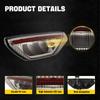 LED Taillight For Honda ATV TRX Rancher 420 Pioneer 500 Foreman 520 Sportrax 400 300 Recon 250 FourTrax Rear Tail Brake Light