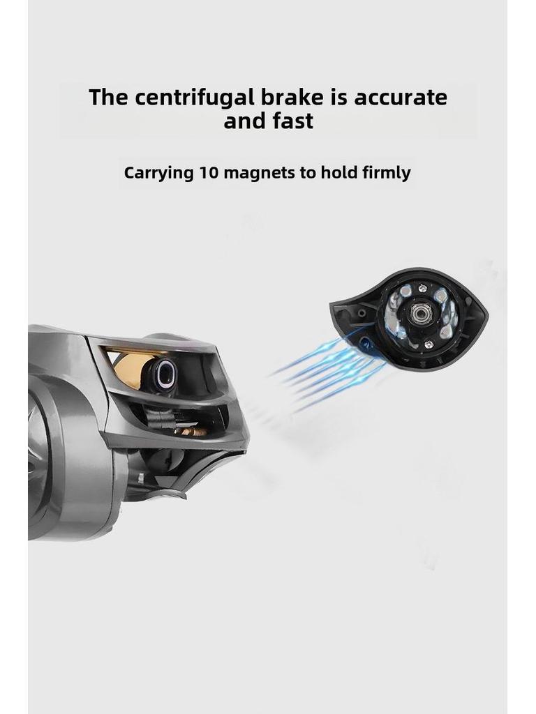 Рыболовная катушка с каплей воды: Кубок для пересечения границ, дальних дистанций, взрывобезопасный, черный.