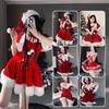 Favor Santa Claus Coat Red Velvet Cosplay Costumes New Claus Dress Holiday Party
