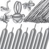 100-Pack 260 Clear Long Balloons, Latex Twisting Balloons for Balloon Animals, Arches and Birthday Party Decorations