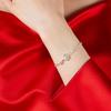 Gucci Брелок Подвеска Блестящий Серебро 925 Браслет Пара Женский браслет 632207-J8400-8106