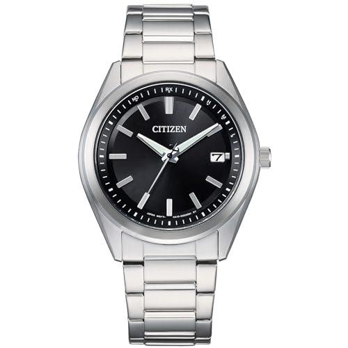Мужские часы CITIZEN COLLECTION с радиоконтролем - Простые, 3 стрелки, синий циферблат, Eco-Drive, водозащита
