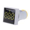 Digital Square Voltmeter AC 20-500V Volt Panel Meter Voltage Indicator LED Light 22mm Car Accessories