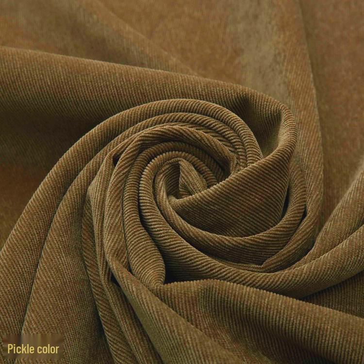Thickened 21-Wale Stretch Corduroy Fabric, 150cm, Cotton-Polyester Blend