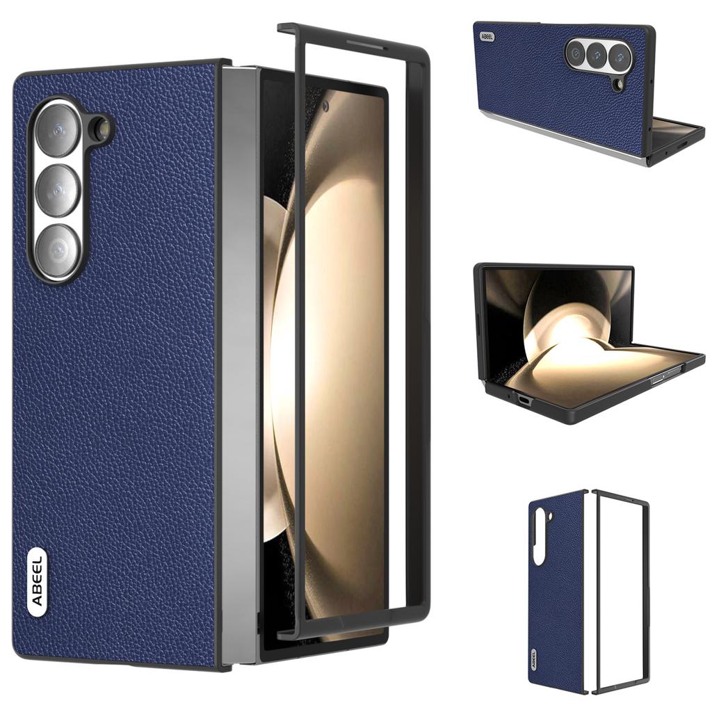 For Samsung Galaxy Z Fold6 5G Case Litchi Texture Non-Slip Phone Cover