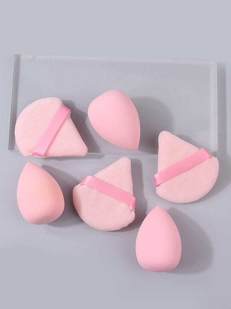 6/10/19PCS Professional Makeup Tool Set: 10 Makeup Brushes, Hair Bands, Wristbands, 6 Sponge Powder Puffs, Soft and Durable