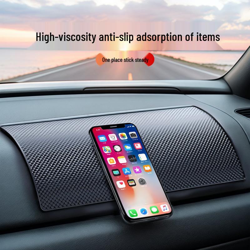 High-Temperature Resistant Anti-Slip Car Phone Pad for Dashboard & Console Storage
