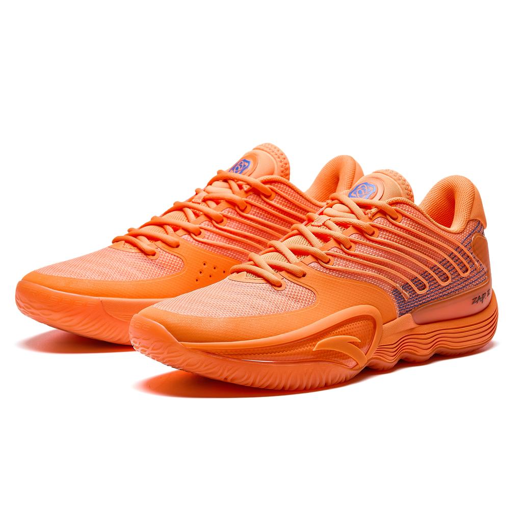 Anta Shunxi 2 Energy Orange Nitrogen Technology Professional Performance Shock Absorption Wear Resistant Low Top Basketball Shoes 912511107Q-9