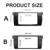 Double 2 Din Fascia For BMW 3 Series E46 1998-2005 Radio DVD Stereo Panel Dash Mount Trim Kit Frame Wiring + Antenna Adapter