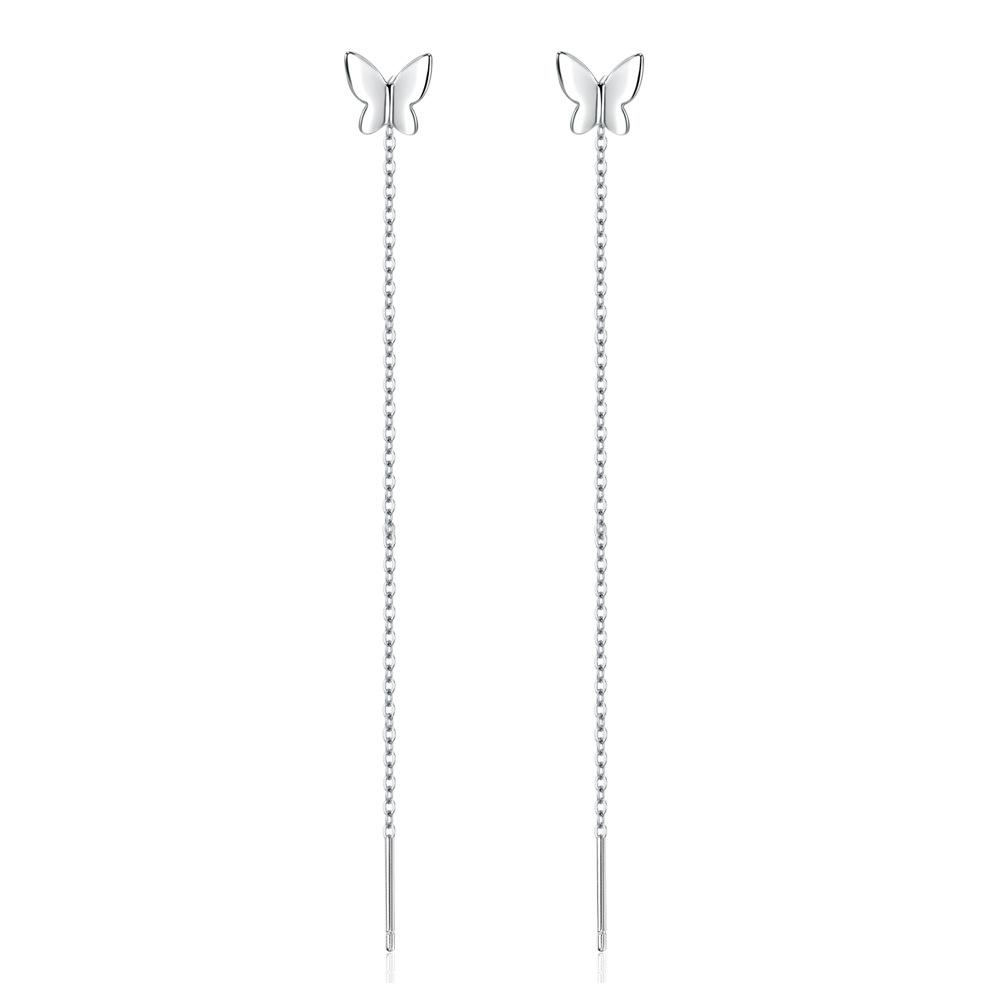 Romantic, Elegant, Cute, Light Dance Butterfly Earrings, Superfairy Temperament Butterfly Earrings, Long Earrings.