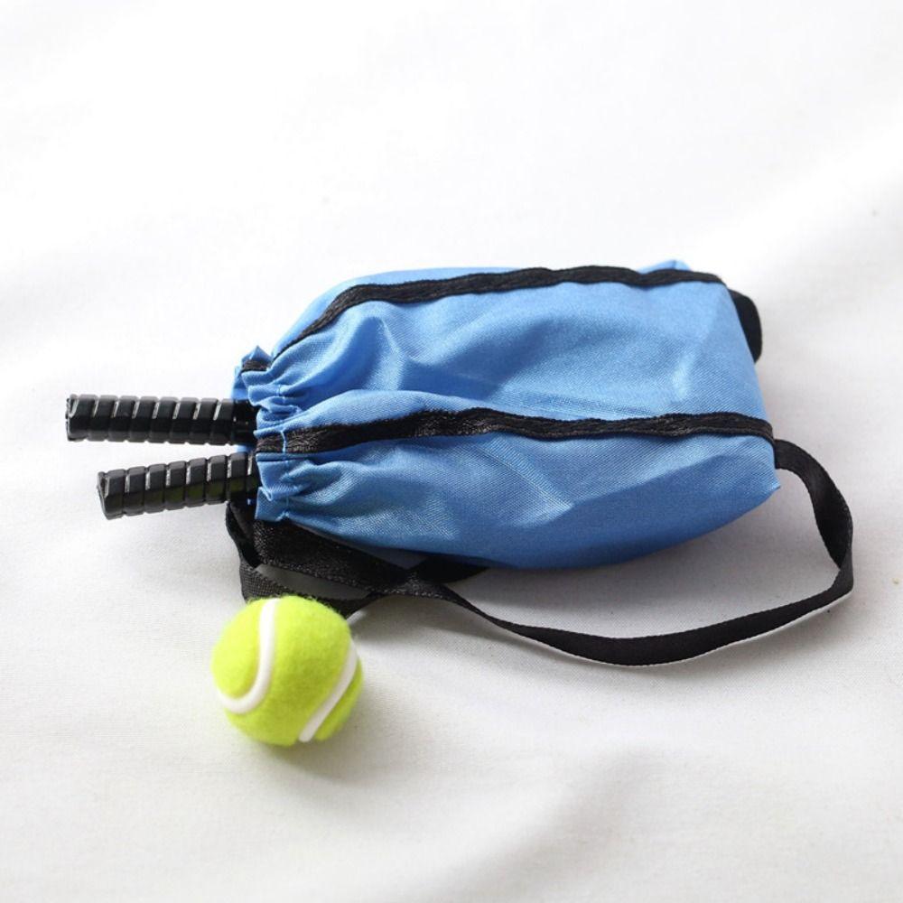 Mini Dollhouse Accessories Tennis Diy Dollhouse Miniature Tennis Model Set Children