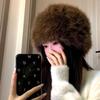 Imitation Mink Fur Plush Bucket Hat Warmer Anti-cold Basin Cap Elegant Winter Fisherman Hat Autumn