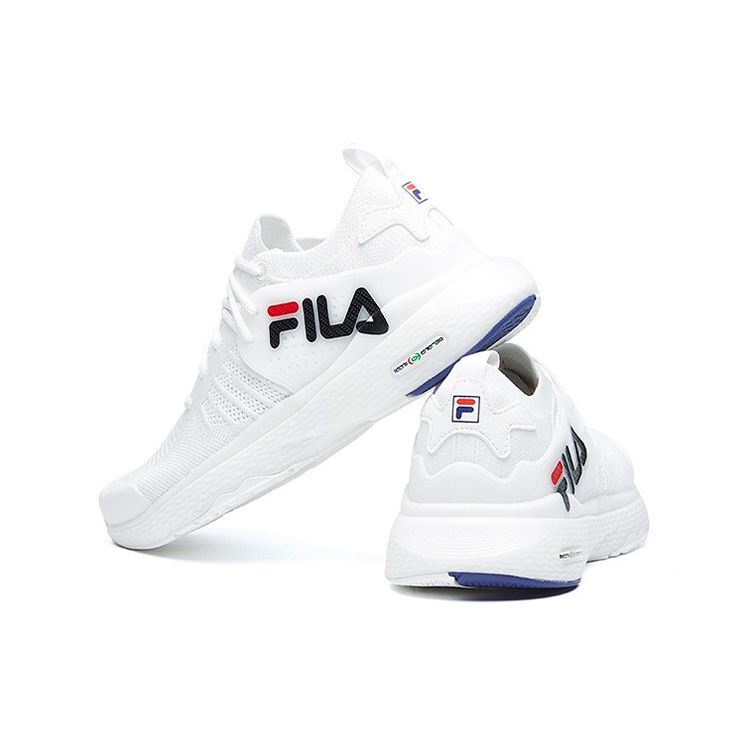 Fila Mind 3 Аэробные Удобные Сетчатые Синтетическая Кожа Низкий Верх Повседневные Кроссовки для Бега Женские кроссовки Ярко-Белые A12W042109FWT