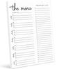 Inkdotpot Weekly Meal Planner Notepad 7"x10 , "Kitchen Menu" Magnetic Meal Planning Pad with Tear Off Grocery S-54 Sheets