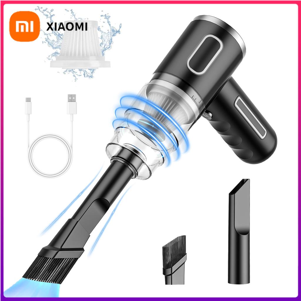 Xiaomi Cordless Car Vacuum Cleaner Rechargeable Strong Suction Handheld Vacuum Cleaner and Air Duster for Home Car Pet Office