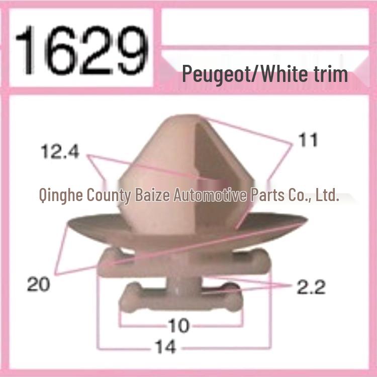 Peugeot Car Door Panel Snap Fasteners Clips