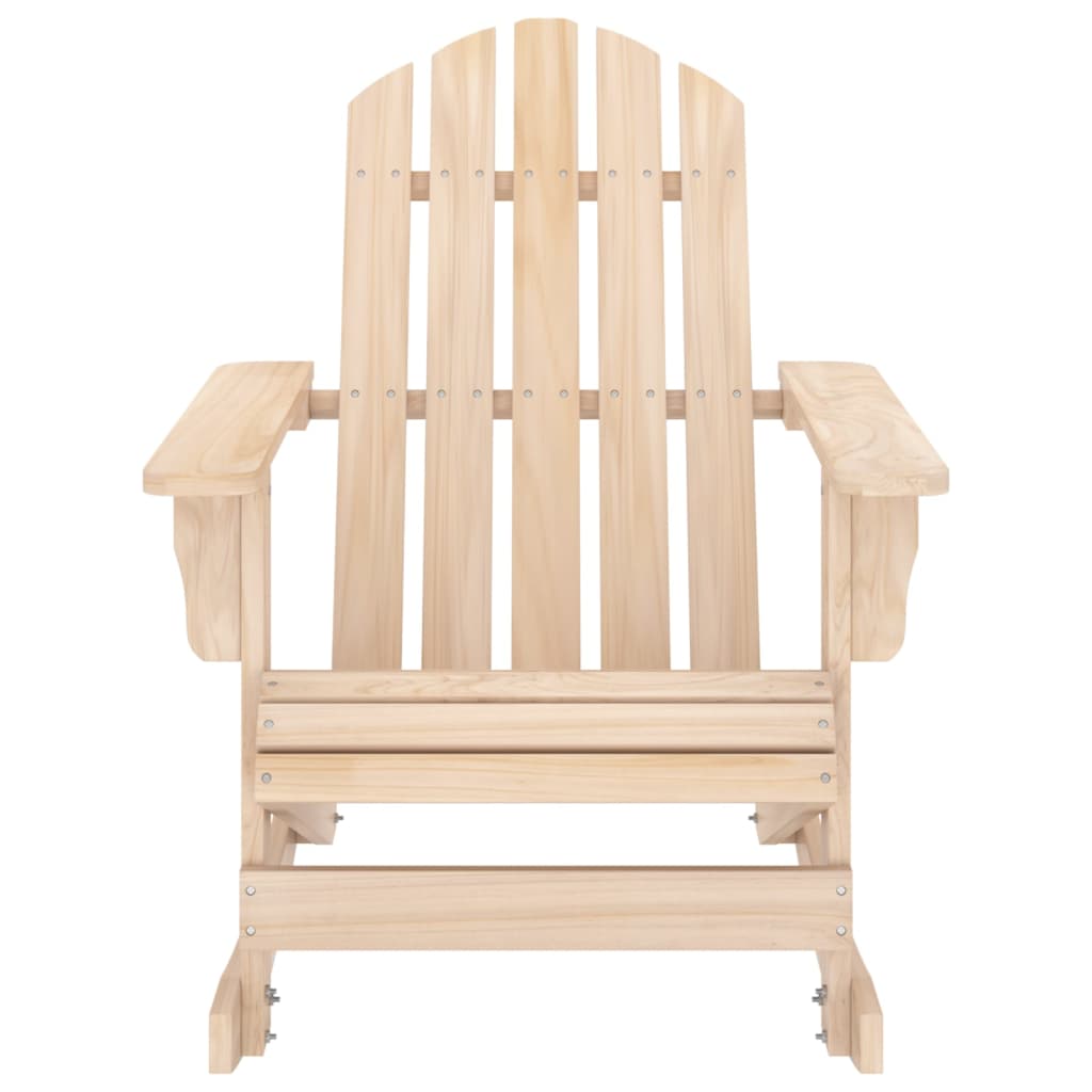Vidaxl Ogrodowy Fotel Bujany Adirondack, Lite Drewno Jodłowe