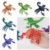 Realistic 3D Printed Scorpion Creative Animal Simulation Model Model Display