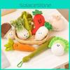 Vegetable Plush Funny Keychain Soft Stuffed Toy With Pp Cotton For Bag Charm