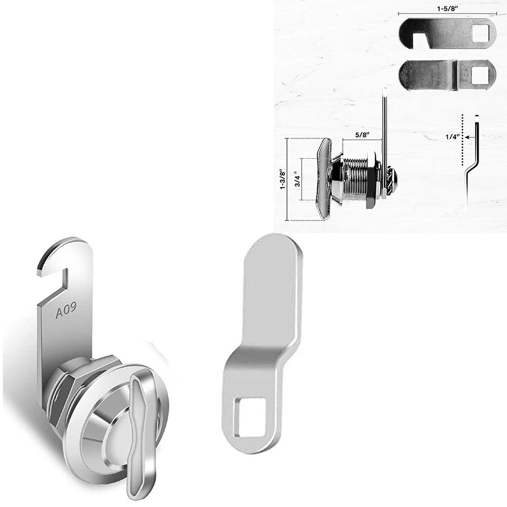 Weather Resistant Rv Door Lock Zinc Alloy Toolbox Lock Professional Cam Lock Toolbox
