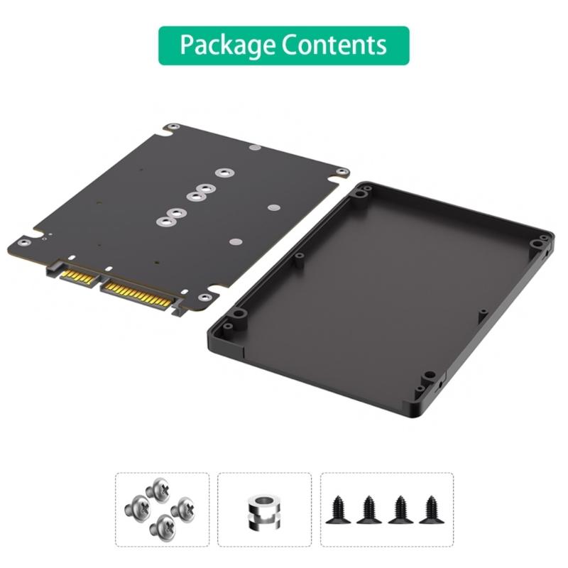 M.2 NGFF Msata SSD в SATA3.0 2.5-дюймовые M.2 SSD Конвертеры Райзер Карта Адаптер Для 2230 2242 2260 ПК Ноутбук Карта Расширения 6 Гбит/с