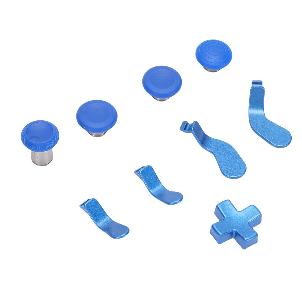 Metal Thumbsticks Replacement for Elite Controller Series 2 Core Includes 4 Joysticks 4 Paddles 1 Standard D Pads Blue