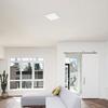 Plafonnier LED blanc encastrable ou saillie 20W 3-en-1 carré