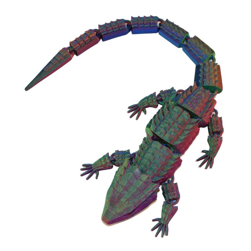 Популярная 3D-печать, хит продаж, ящерица, четвероногое существо, настольное креативное украшение, детский игрушечный подарок, украшение для автосалона