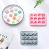 Силиконовая форма для выпечки с 12 ячейками в виде цветов, для шоколада, тортов, конфет, кубиков льда, мыла, желе, для изготовления десертов своими руками