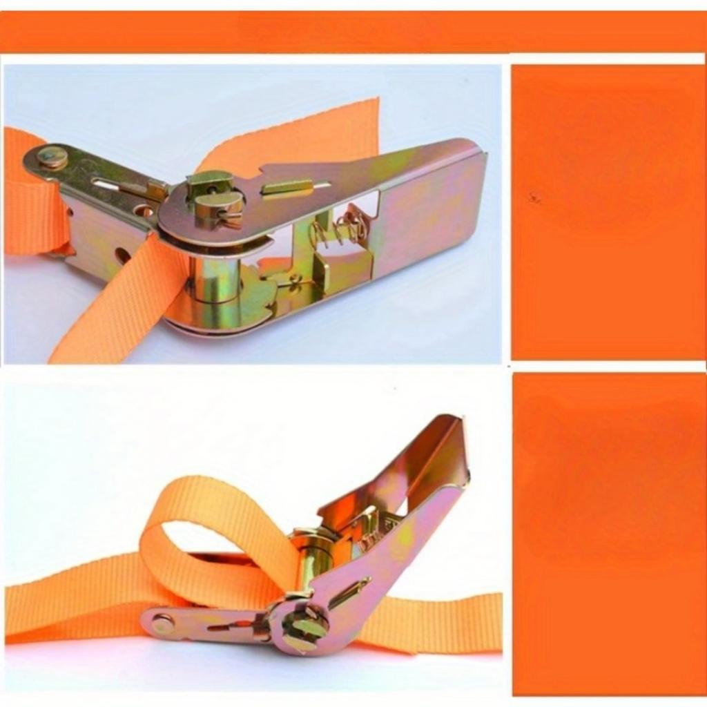 2m 3m Cargo Strap Ratchet Tensioner Freight Car Fixed Tightener Tighten Rope For Luggage Goods Transportation Outdoor Camping