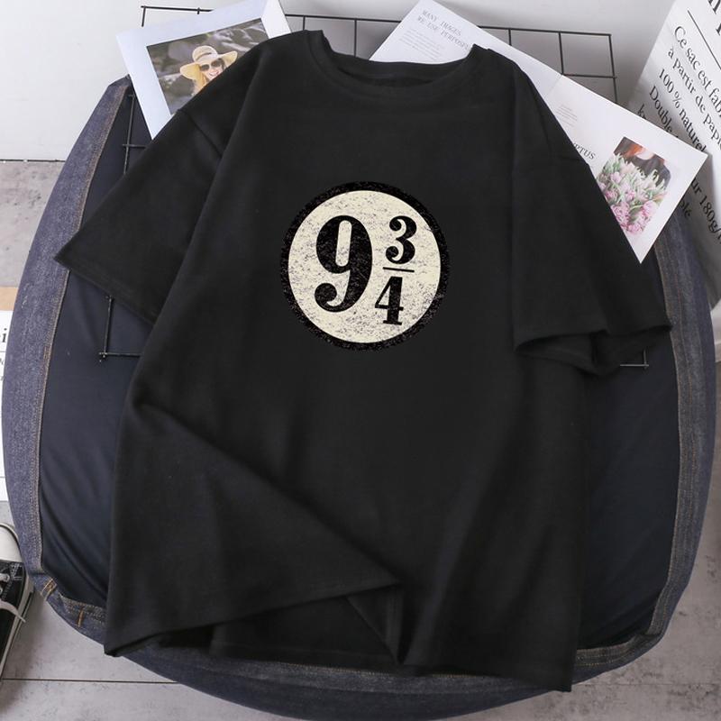 Platform 9-3/4 Hip Hop Woman T-shirts Summer O-neck Lady Clothing Short Sleeve Fashion 2023 Arrival Tops Casual Camisetas