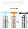Stainless Steel Manual Noodle Maker: Hand-Crank Pasta Machine for Kitchen Use