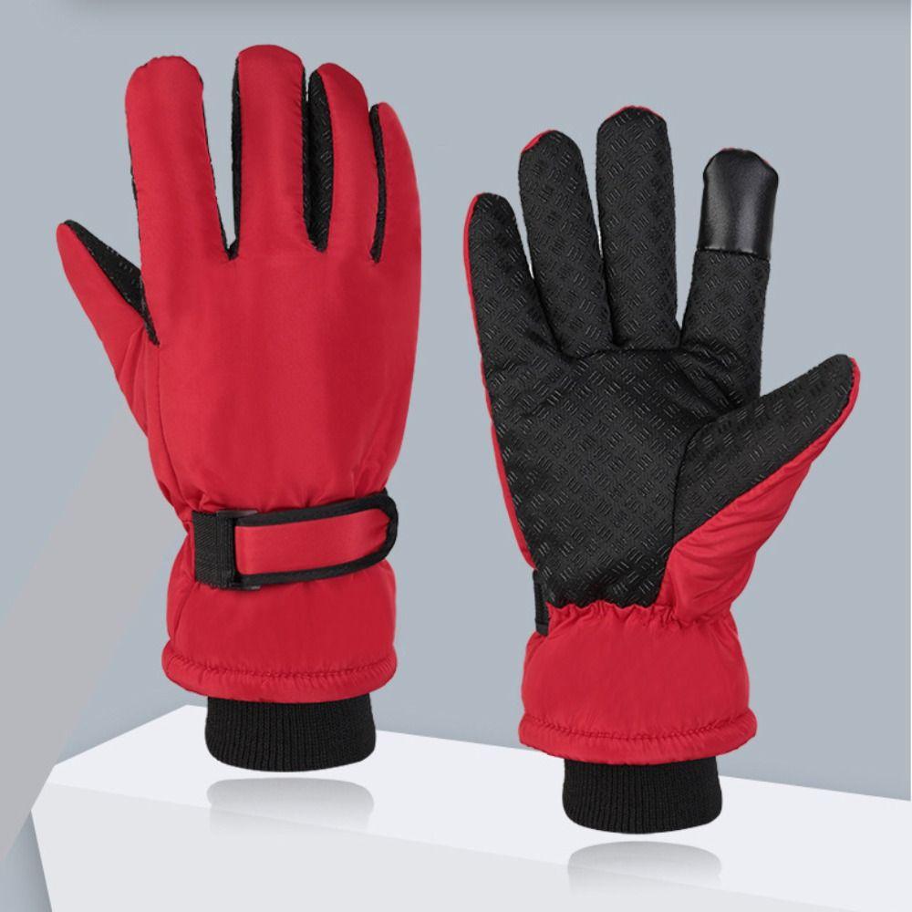 Touch Screen Warm Ski Gloves Waterproof Thermal Snow Gloves For Women Man