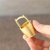 Lustrous Bucket Ornament Creative Long Lasting Decorative Brass A of Golden To Attract Wealth