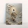 Christian Religion Holy Faith Jesus Walking on Water Art Poster Print  Canvas Painting Living Room Home Decor